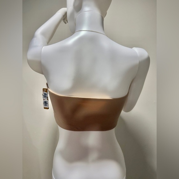 SKIMS Fits Everybody Bandeau Bra Top Nude Tan Strapless Size L Seamless NWT - Picture 10 of 10
